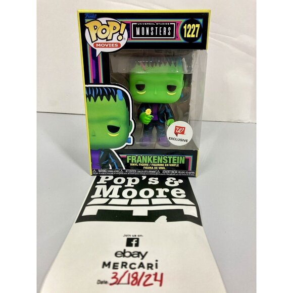 Funko Pop! Universal Studios Monsters: Frankenstein 1227 Figure W/Protector - Picture 2 of 16